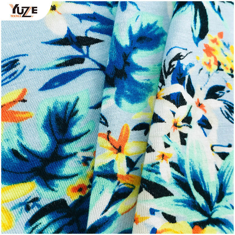 yzgtp-es1018 ریون جرسی اسپندکس چاپ