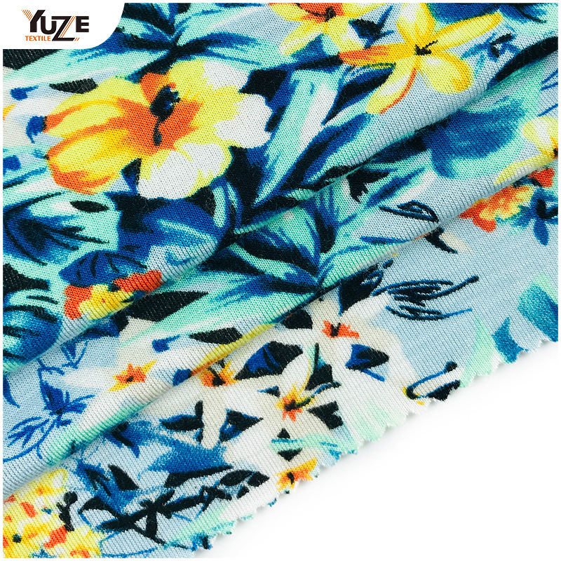 yzgtp-es1018 ریون جرسی اسپندکس چاپ