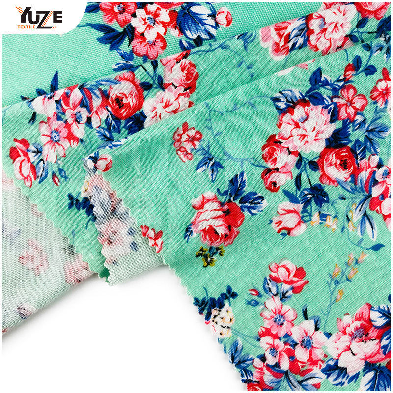 yzgtp-es1018-2 ریون جرسی اسپندکس چاپ