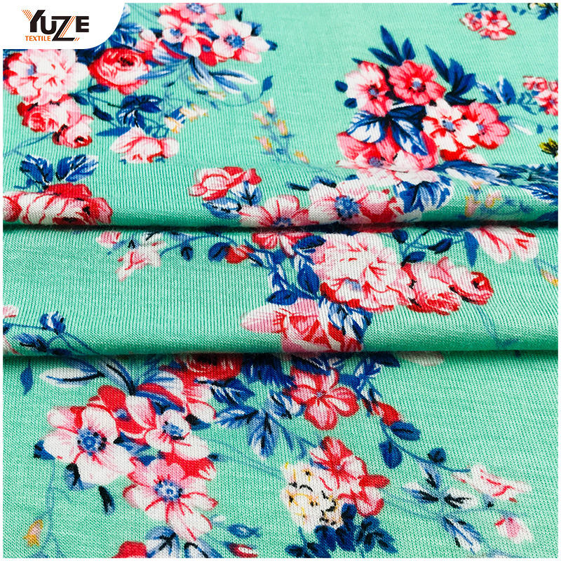 yzgtp-es1018-2 ریون جرسی اسپندکس چاپ