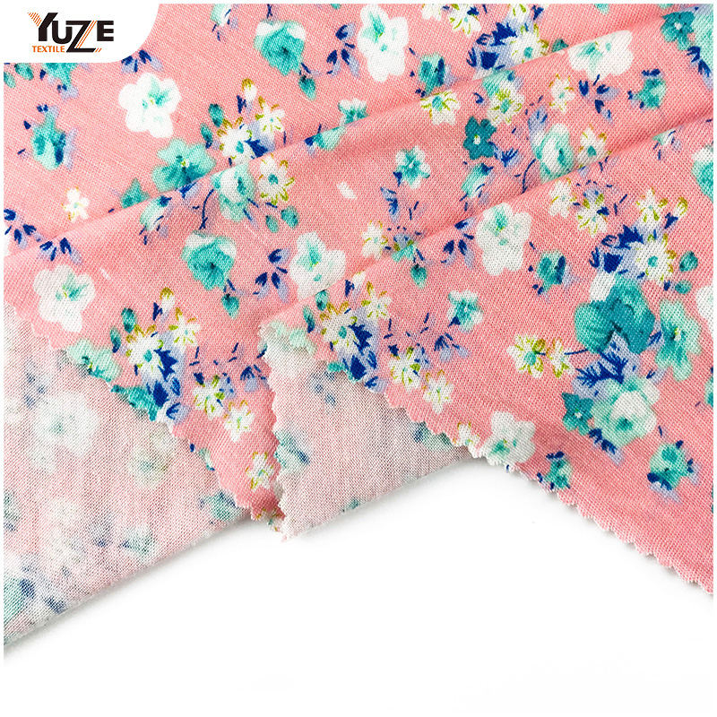 yzs15-413 Rayon Jersey Spandex Print