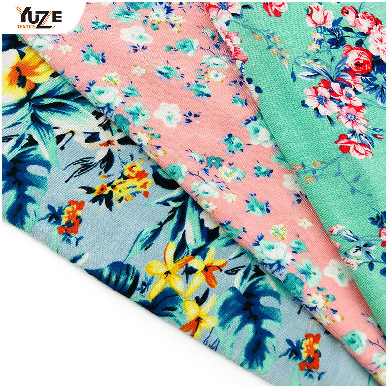 yzs15-413 Rayon Jersey Spandex Print