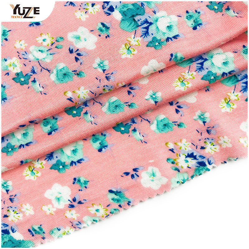yzs15-413 Rayon Jersey Spandex Print