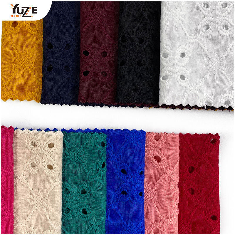 YZK-030030 dty Spandex Jacq با سوراخ