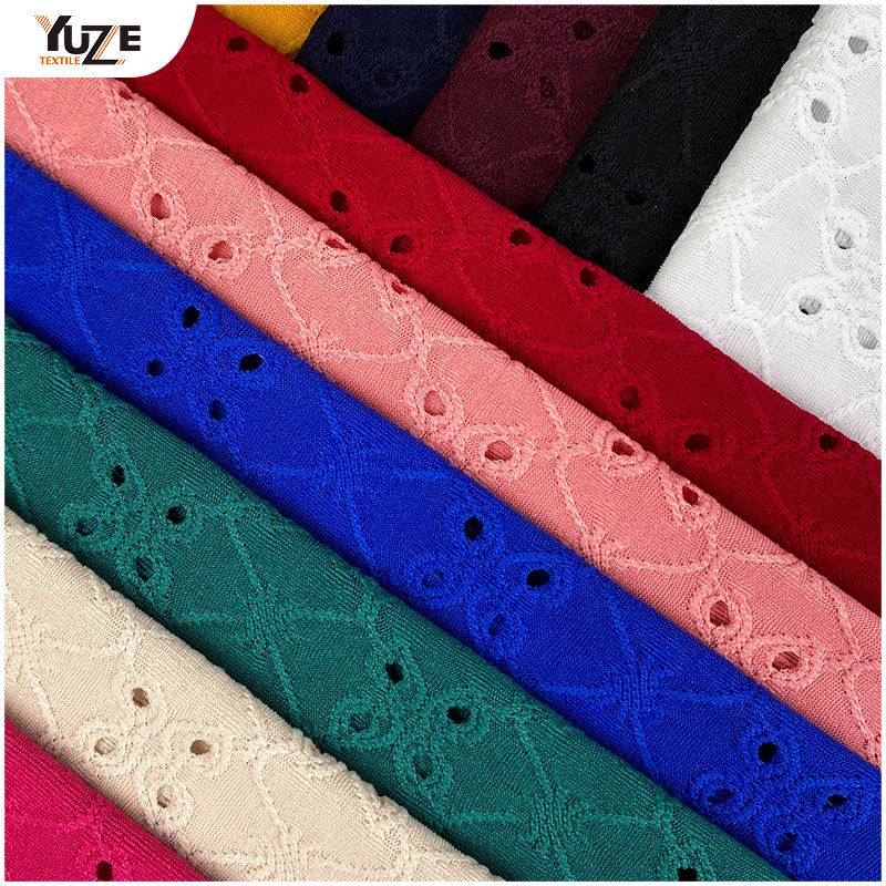 YZK-030030 dty Spandex Jacq با سوراخ