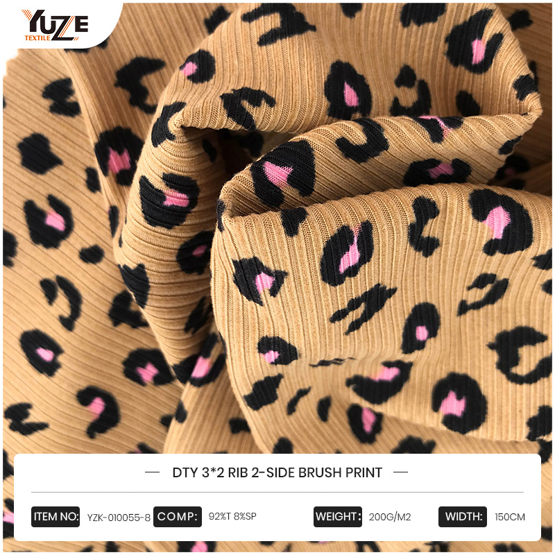 YZK-010055-8 DTY 3*2 RIB 2 BUDS PRINT