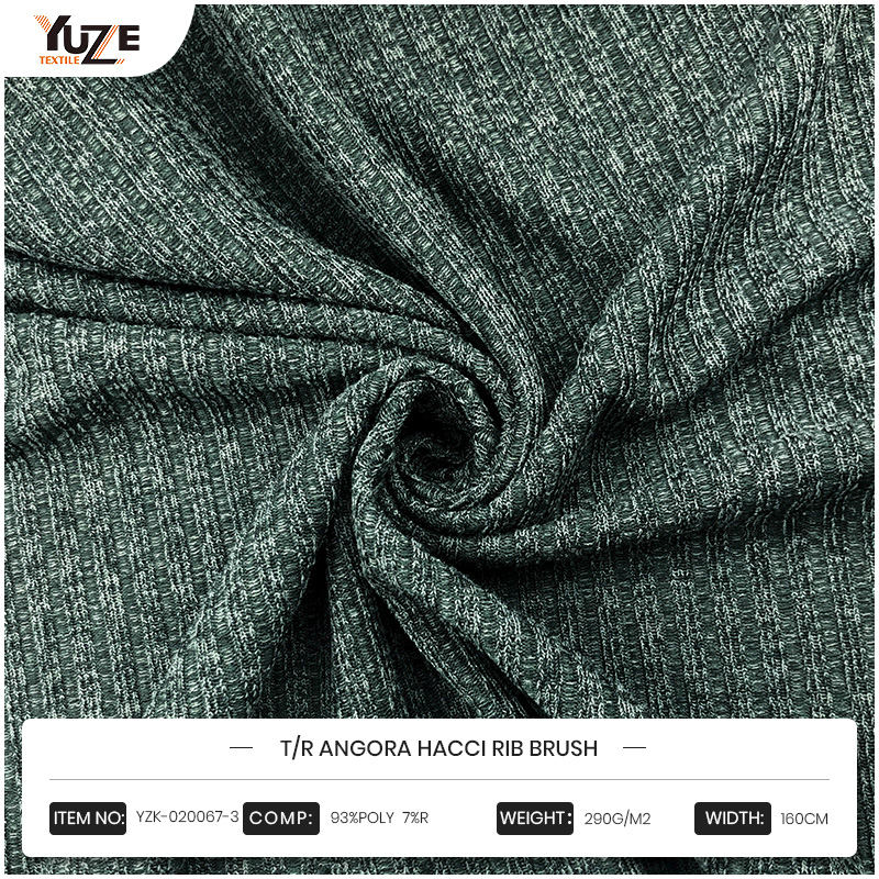 برس Rib Rib Angora Hacci YZK-020067-3 T/R Angora Hacci