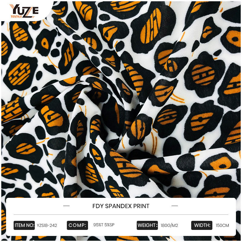 چاپ yzs18-242 fdy spandex