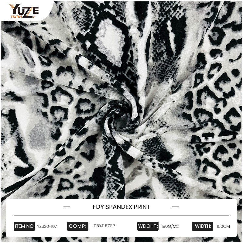 چاپ yzs20-107 fdy spandex