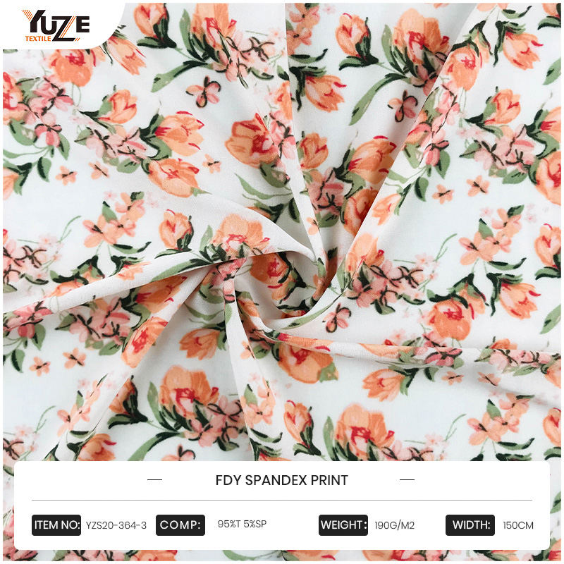 چاپ YZS20-364-3 FDY Spandex