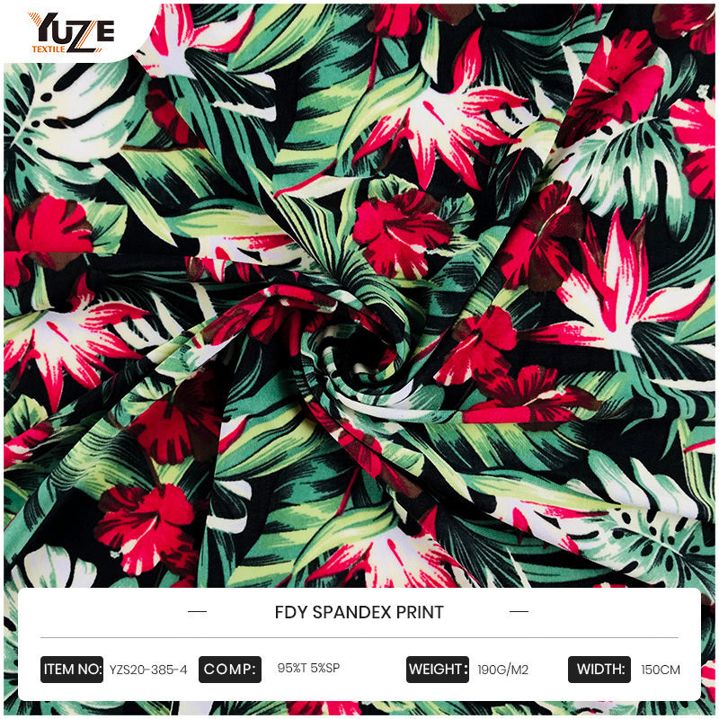 چاپ yzs20-385-4 fdy spandex