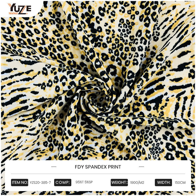 چاپ YZS20-385-7 FDY Spandex