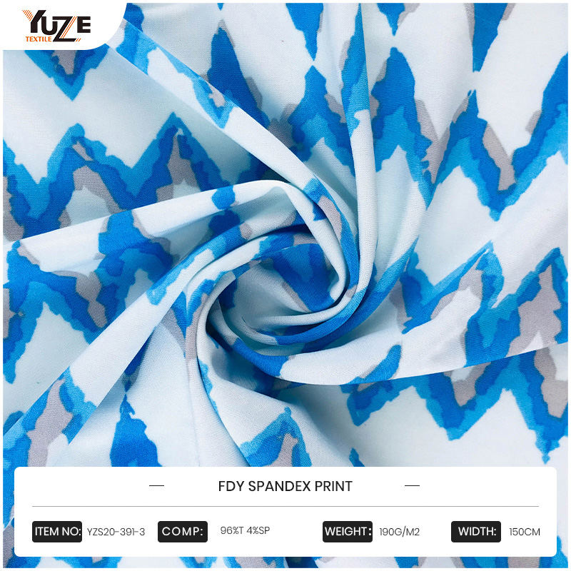 چاپ yzs20-391-3 fdy spandex