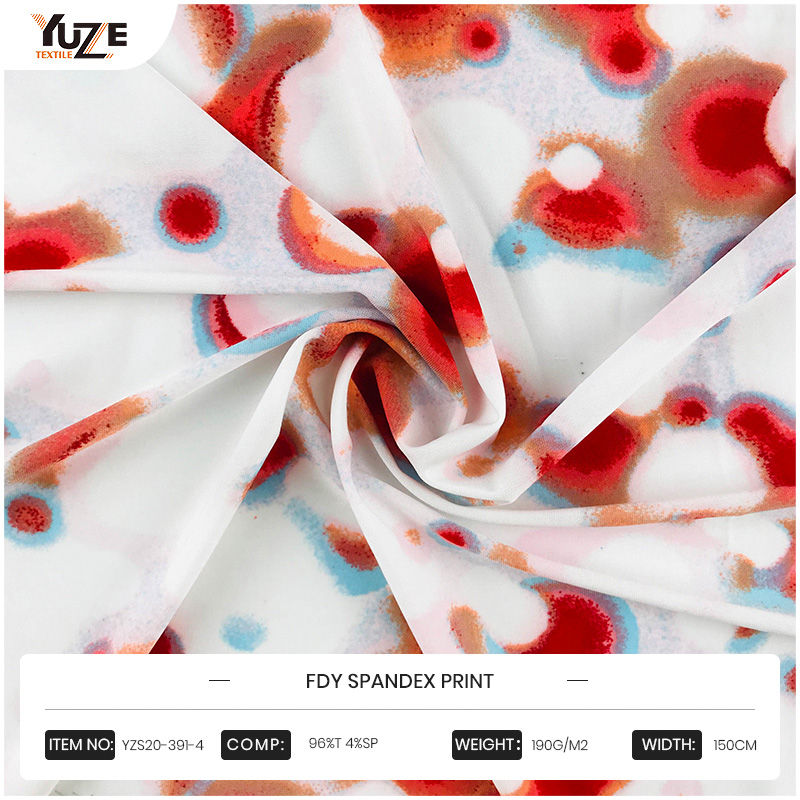 چاپ YZS20-391-4 FDY Spandex
