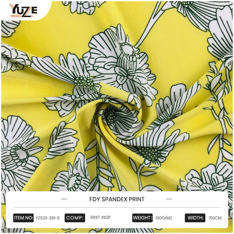 چاپ YZS20-391-6 FDY Spandex