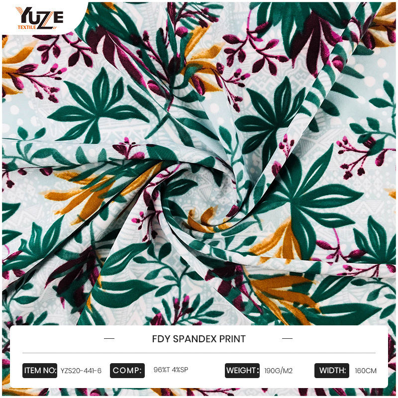 چاپ YZS20-441-6 FDY Spandex
