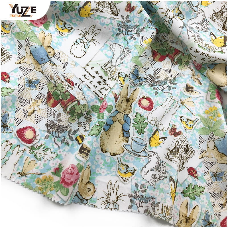 YZW-020612-10 Rayon Poplin Digital Print