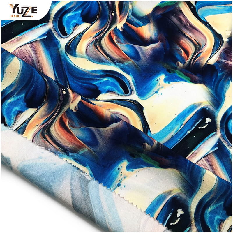 YZW-020612-21 چاپ دیجیتال Rayon Poplin