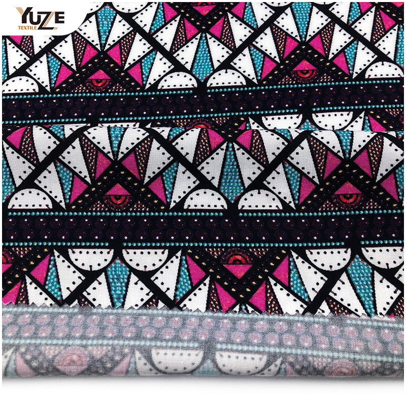 چاپ دیجیتال YZW-020612-30 Rayon Poplin