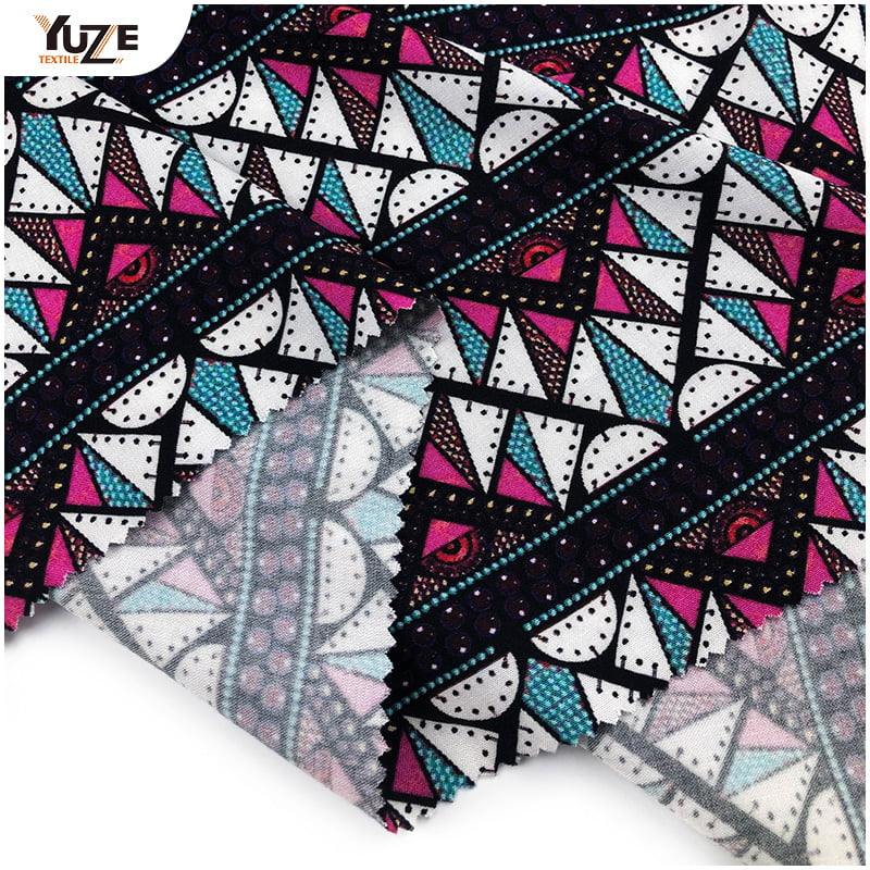 چاپ دیجیتال YZW-020612-30 Rayon Poplin