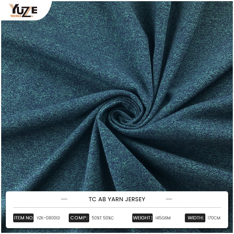 yzk-080013 tc ab yarn jersey
