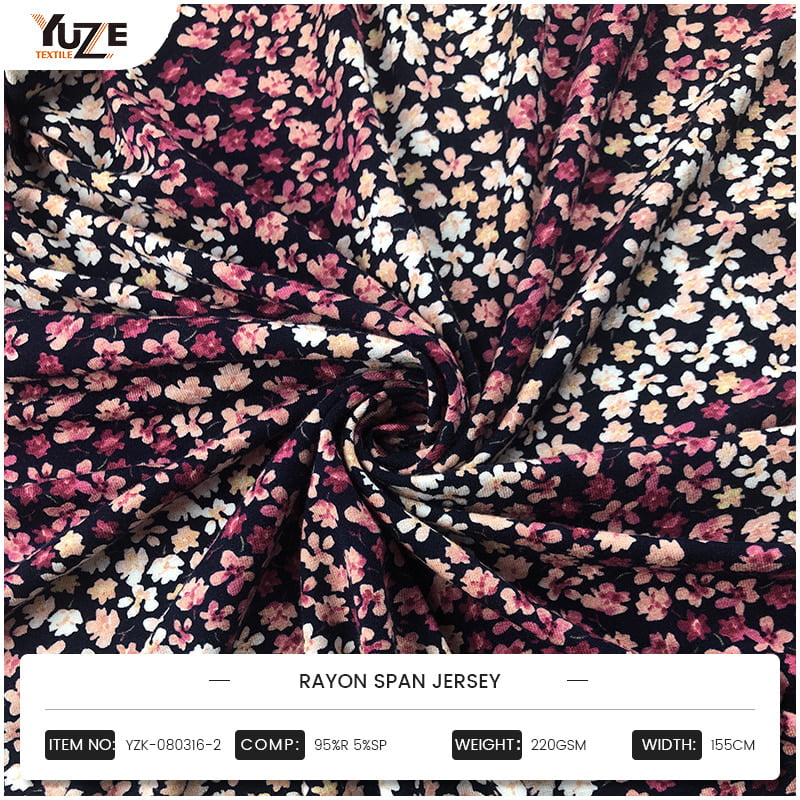 پیراهن Rayon Span Jersey YZK-080316-2