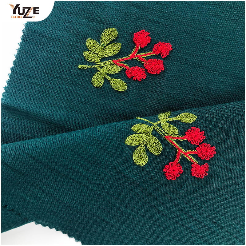 yzw-030066 گلدوزی هوای کتانی ملایم