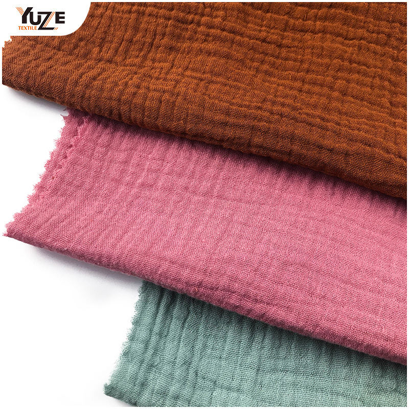 پنبه بافته شده Crepe چگونه بر احساس و بافت پارچه تأثیر می گذارد؟