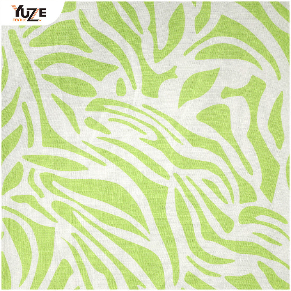 YZW-020025-7 Rayon sp slub woven prt