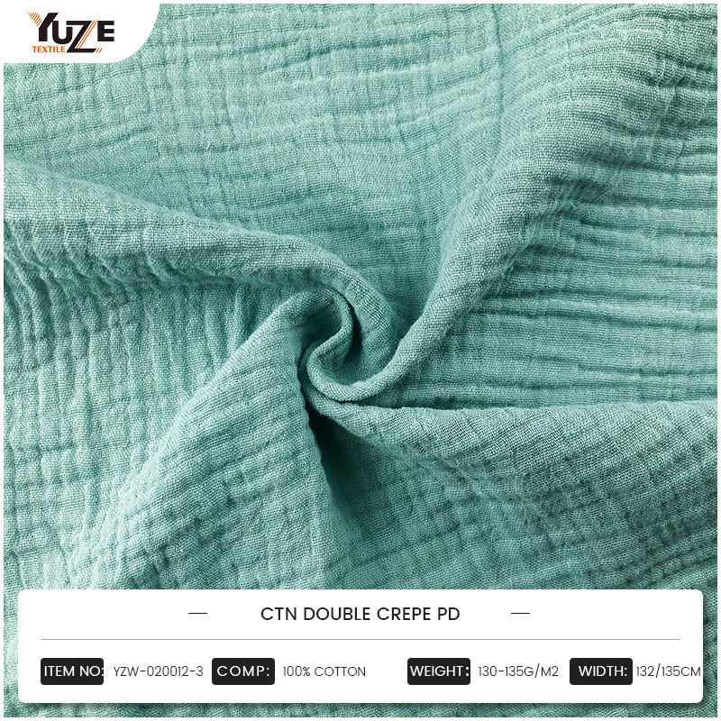 چگونه YZW-020012-3 پارچه پارچه PD Crepe PD تجربه راحتی و عملکرد بصری را متعادل می کند؟